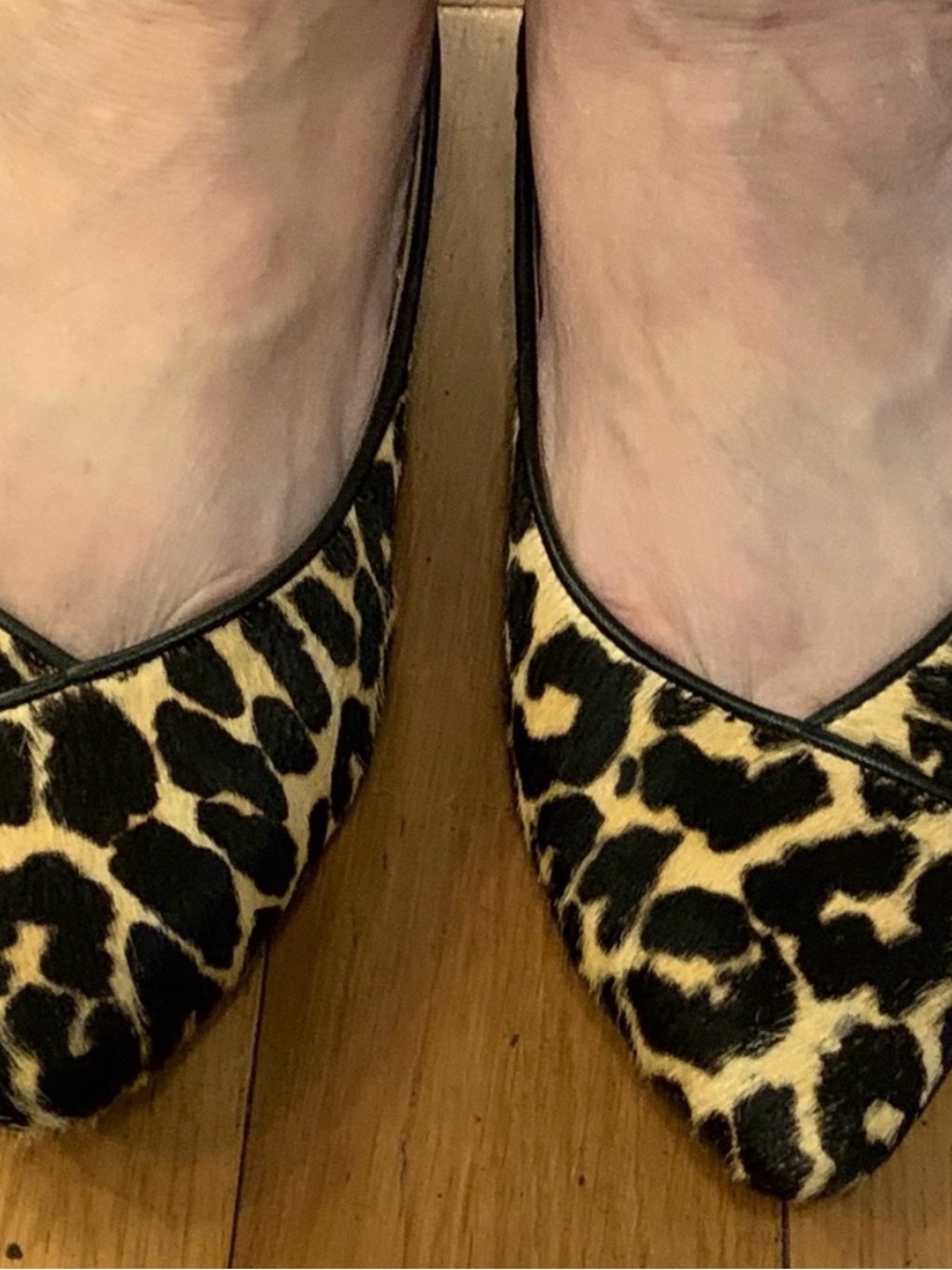 Vionic Women’s Caballo Leopard Ballet Flat with Concealed Orthotic Support